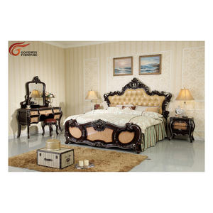 GD39 — ensemble de meuble de chambre à coucher, support de nuit, commode, lit, vente en gros prix d'usine, de bonne qualité, GD39 - Product Image 1