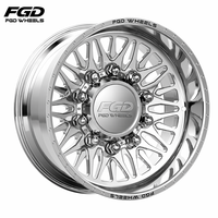 Jantes en alliage forgé polies sur mesure OEM, type Deep Dish, 22-30 pouces, 8x180 10x225 pour GMC Sierra 3500, pour F350, pour camions lourds
