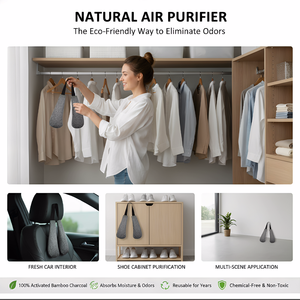 Sac désodorisant FYD en charbon <span class=keywords><strong>de</strong></span> bambou pour gants <span class=keywords><strong>de</strong></span> boxe, 75g*2, absorbeur d'humidité et d'odeurs pour salle <span class=keywords><strong>de</strong></span> bain et toilettes - Product Image 3