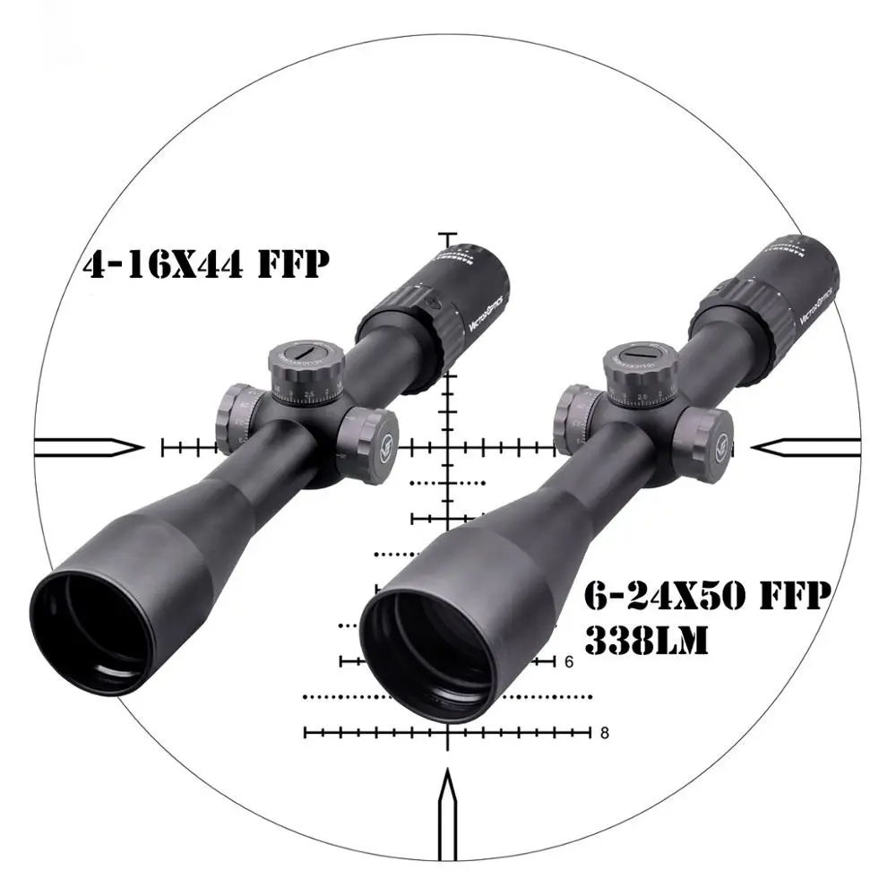 Miglior prezzo garanzia Vector Optics FFP Marksman 4-16x44 6-24x50 cannocchiale da caccia ottico tattico americano