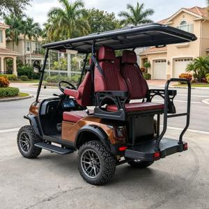 Nuevo Carro de Golf Personalizable de 4 Asientos, 48 Voltios, Calidad Premium con Diseño de Color y Logotipo Gratis para Uso en Resorts o Campos de Golf Rb9g2+2 - Product Image 4