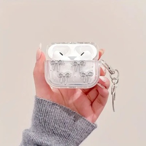 Glue Glitter Bow Chain Adecuado para airpods4/3 Funda protectora para auriculares 2PRO <span class=keywords><strong>Segunda</strong></span> y tercera generación Nuevas mujeres - Product Image 4