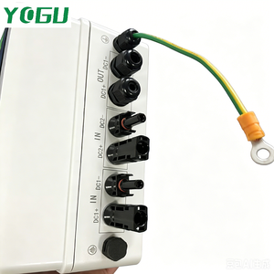 YOGU Boîtier de Combinateur PV avec Schéma de Câblage Complet en Anglais, Guide de Marquage Clair des Bornes Positives et Négatives pour l'Installation à l'Étranger - Product Image 1