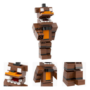 Juego <span class=keywords><strong>de</strong></span> Terror Five Nights at <span class=keywords><strong>Freddy</strong></span>'s, Personaje Creativo <span class=keywords><strong>Freddy</strong></span> Leguoguo MOC MOOXI MOC1266, Bloques <span class=keywords><strong>de</strong></span> Construcción <span class=keywords><strong>de</strong></span> Juguete para Niños - Product Image 6