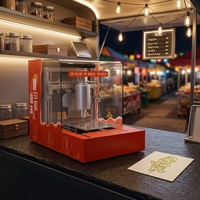 Machine à dessin de bonbons automatique haute précision pour cafés, festivals, commerces de détail et événements