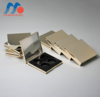 Palette carrée en plastique PET pour ombre à paupières rouge à lèvres recyclable emballage cosmétique poudre Blush Palette carré maquillage Pack