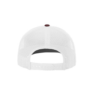 Chapeau de camionneur 6 panneaux de haute qualité personnalisé structuré conception unie bord incurvé maille respirante dos réglable à la mode en plein air - Product Image 4