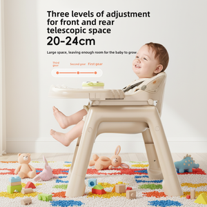Chaise haute <span class=keywords><strong>pour</strong></span> bébé KFC, chaise haute modulaire en plastique, portable, avec roulettes pivotantes, table à manger <span class=keywords><strong>pour</strong></span> bébé, siège multifonctionnel <span class=keywords><strong>pour</strong></span> la maison - Product Image 3