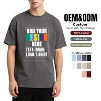 T-shirt Homme Personnalisé avec Logo, Coton, Manches Courtes, Broderie, Couleur Unie, Col Rond, Coupe Oversize