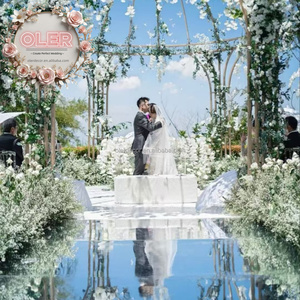 Hot bán gương Thảm lối đi Runner tổ chức sự kiện đám cưới Nguồn cung cấp thanh lịch sàn nhảy múa cho đám cưới và lễ kỷ niệm - Product Image 4