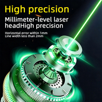 Niveau laser de qualité supérieure, anti-chute, compact, faible consommation d'énergie, réglage facile, pour le positionnement horizontal et vertical