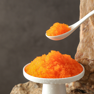 Tobiko de Pescado Volador Congelado de Perú, Sazonado, Certificado BRC, para <span class=keywords><strong>Sushi</strong></span> Bar, Bolsa a Granel de 500g, Venta al por Mayor Directa de Fábrica - Product Image 6