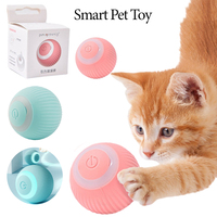 Jouets électriques à billes pour chats Jouets à billes roulantes automatiques Entraînement interactif pour chats Jouet auto-mobile pour animaux de compagnie en intérieur Fournitures pour animaux de compagnie