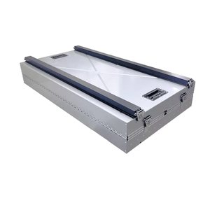 Jaula <span class=keywords><strong>de</strong></span> Aluminio <span class=keywords><strong>para</strong></span> <span class=keywords><strong>Perros</strong></span> con Alta Ventilación, Ventanas <span class=keywords><strong>de</strong></span> Malla, Plegable, <span class=keywords><strong>para</strong></span> Uso en Verano, Transportín Refrigerante <span class=keywords><strong>para</strong></span> Mascotas <span class=keywords><strong>para</strong></span> Actividades al Aire Libre en Climas Cálidos - Product Image 2