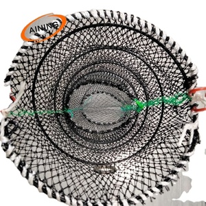 กับดักเหยื่อ<span class=keywords><strong>ตก</strong></span><span class=keywords><strong>ปลา</strong></span>แบบพับได้ <span class=keywords><strong>เสริม</strong></span>ความแข็งแรงด้วยเส้นคู่ แบบยืดหดได้ สำหรับดักกุ้ง ปู ล็อบสเตอร์ - Product Image 3