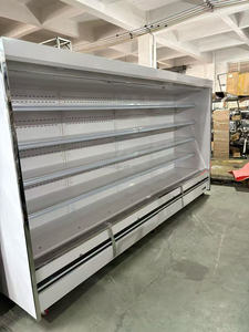 Refrigerador Vertical Multideck Abierto para <span class=keywords><strong>Supermercados</strong></span>, Enfriador de Exhibición para Vegetales - Product Image 5