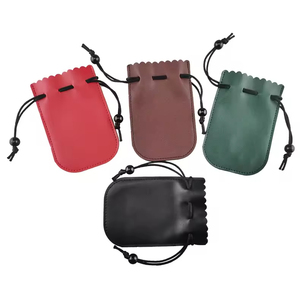 Custom Dust Proof Storage <b>Bag</b> Bundle Pocket <b>Waterproof</b> Headphone <b>Bag</b> Pu Leather Gift <b>Drawstring</b> Jewelry Pouches - Product Image 2