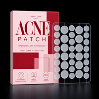 Patchs Hydrocolloïdes Ultra-Fins Anti-Acné à l'Huile d'Arbre à Thé et à l'Acide Salicylique, Effet Invisible, Marque Privée, pour le Visage - Vente Flash