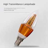 Ampoule LED basse tension DC 3V/5V/12V/24V E14 E27 3CCT à lumière variable, en aluminium, pour usage routier, navigation, monochrome