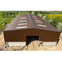Aula de construcción barata para almacén, estructura de suministros de marco de acero, dibujo industrial de alta calidad de gran envergadura