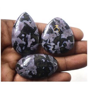 Lote al por mayor de cabujones de jaspe Gabbro por peso con diferentes formas y tamaños, utilizados para la fabricación de joyas, lote a granel de piedra de jaspe. - Product Image 2