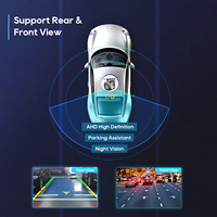 Radio para Auto con GPS de 9 Pulgadas, 12+256G/6+128G, Android 13, CarPlay Inalámbrico, Android Auto, Pantalla Táctil, Reproductor MP5, Amplificador, 1 Año de Garantía