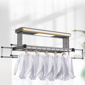 Intelligent remote control lifting automatic home balcony clothes <b>drying</b> telescopic pole electric clothes <b>drying</b> <b>rack</b> - Product Image 2
