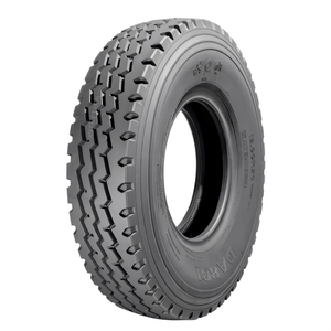 Pneu de camion radial commercial AIRLAND DA801 12.00R24 PR20 TBR sans chambre à air 315MM à trois rainures longitudinales motif zigzag pour autoroute - Product Image 1