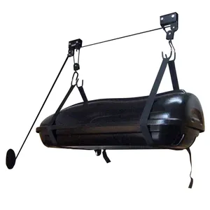 JH-机械易于组装的皮划艇葫芦高架车库吊钩滑轮系统，用于皮划艇和独木舟自行车天花板储物架