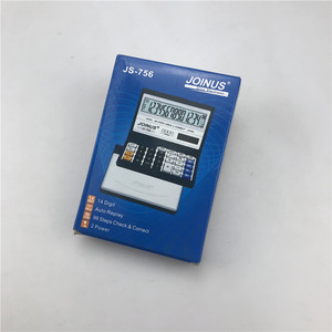 Joinus Js 756 Flip Calculator 14 Digit Check Correct Portable Calculator - Product Image 2