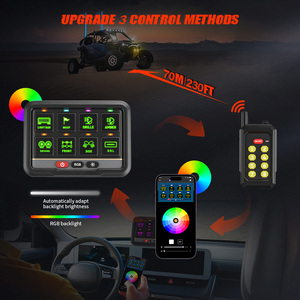 Kontrol Aplikasi Mobil Off Road 12V 24V RF pengendali jarak jauh 6 Gang 8 Gang dapat diprogram Panel saklar otomatis nirkabel - Product Image 2