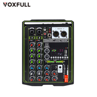 Mixeur professionnel 4 canaux, microphone, téléphone portable, diffusion en direct, enregistrement sur ordinateur, équipement audio pour karaoké à domicile
