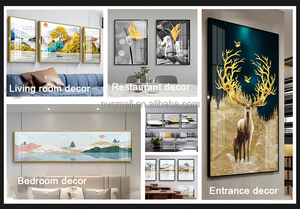 Mode chaude Grand Moderne De Luxe Décoratif <span class=keywords><strong>7</strong></span> Cheval Mur <span class=keywords><strong>Art</strong></span> Cristal Porcelaine Peintures Murales Décor À La Maison Mur <span class=keywords><strong>Art</strong></span> pour Salon - Product Image 6