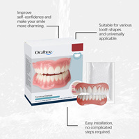 Couverture complète supérieure et inférieure Fausses dents Beauté Blanchiment des dents Facettes de prothèses dentaires