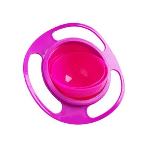 The Modern Simple Saucer Bowl Has A Balanced 360 Degree Rotation And Is Not Afraid To Spill It For Children