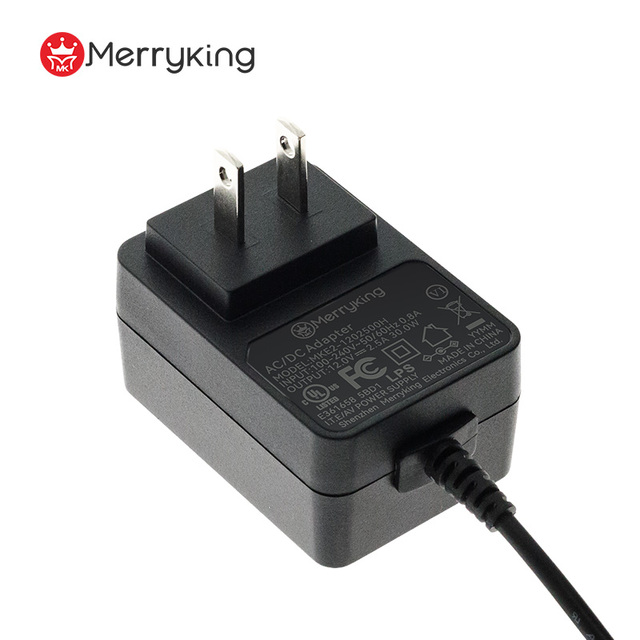 Wall Mounted DC 5V 4A US Plug Power Adapter for FCC Certified 2-Year Warranty for Game Chair Desk