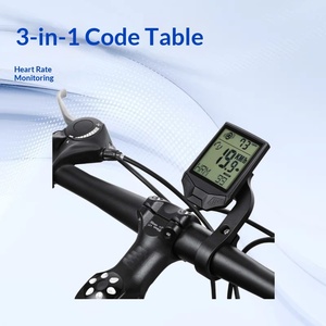 Computadora para Bicicleta 3 en 1, Monitor de Velocidad, Cadencia y Frecuencia Cardíaca, Inalámbrico, Impermeable, Pantalla en Inglés, Odómetro de Ciclismo, Material ABS - Product Image 2