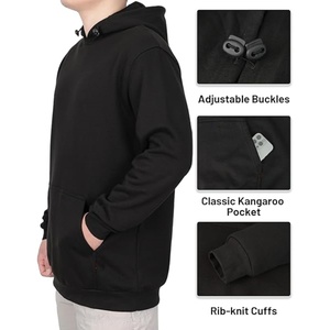 Felpe con Cappuccio FR, Pullover di Sicurezza in Cotone 14oz, Resistente alle <span class=keywords><strong>Fiamme</strong></span> CAT2, <span class=keywords><strong>Felpa</strong></span> Ignifuga Impermeabile - Product Image 4