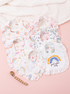 مريلة أطفال من الموسلين على شكل بندانا للأولاد والبنات، مريلة ناعمة وماصة من القطن للتسنين واللعاب مع شهادة CPC - Product Image 2