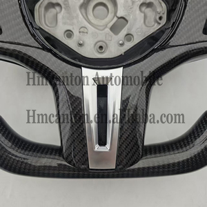 Volant de direction pratique en fibre de carbone perforée et cuir, en promotion, pour BMW G20 G30 G01 Série 3 Série 5 - Product Image 5
