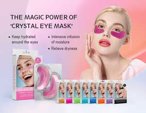 Masque <span class=keywords><strong>Anti</strong></span>-rides pour les yeux, étiquette privée, Hydrogel, Patch pour les yeux, collagène cristal or, masque pour les yeux, feuille de Gel, masque - Product Image 2