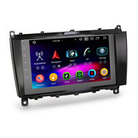 Erisin ES5584C - Estéreo para Auto con Pantalla Táctil de 8 Pulgadas, Sistema Android 16.0, OBD2, RGB, Asistente de Reversa, CarPlay, GPS, para Mercedes Benz Clase CLK C209/A209