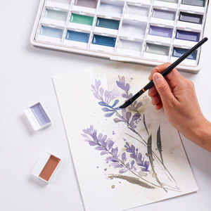 Set de Pintura de <span class=keywords><strong>Acuarela</strong></span> Semisólida Opaca de 24 Colores Fontainebleau, Profesional para Pintura Artística - Product Image 4