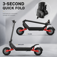NOUVEAU X10 Trottinettes électriques tout-terrain à deux roues avec moteur double haute puissance, pneus larges de 11 pouces, homologuées EEC pour adultes