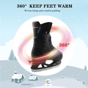Chaussures de patins <span class=keywords><strong>à</strong></span> <span class=keywords><strong>glace</strong></span> réglables avec logo personnalisé pour adultes - Product Image 5