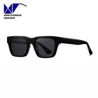 Lunettes de soleil œil de chat en acétate personnalisées OEM, taille 50-20-147, polarisées UV400, pour adultes unisexes, fournisseur direct d'usine