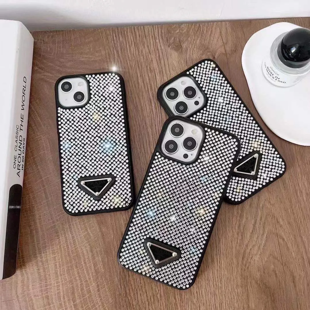 Fashion Luxury Diamond Designer accessori per Cover per cellulare custodia per telefono per Iphone 12 13 14 11 Pro Max