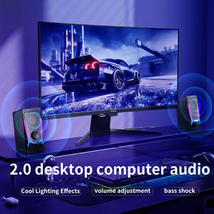 Soporte CKD SKD RGB Altavoces de escritorio 2,0 canales PC Computadora Altavoz estéreo para juegos - Product Image 2