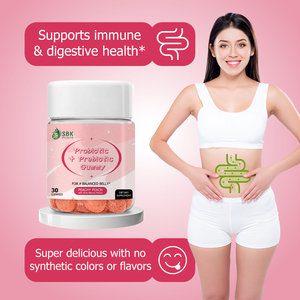 Gommes prébiotiques et probiotiques de haute qualité : soutien complet des glucides, renforce la santé immunitaire et digestive, améliore l'absorption des nutriments - Product Image 3