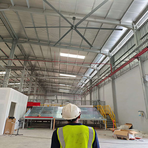 Hvls công nghiệp Quạt trần 24ft Đường kính lưỡi 1.5KW động cơ điều khiển từ xa cho Nhà kho Lớn nhà máy - Product Image 2
